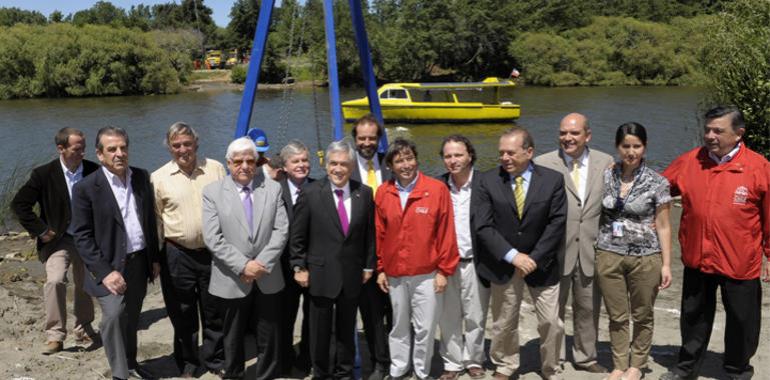 El Cau-Cau, en Valdivia, primer puente levadizo de Chile