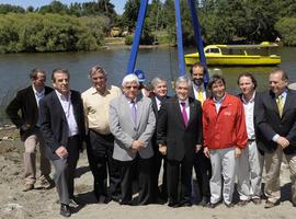 El Cau-Cau, en Valdivia, primer puente levadizo de Chile