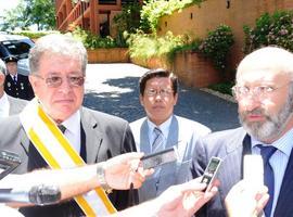 El Ministro de Obras de Paraguay, condecorado por el Gobierno de España