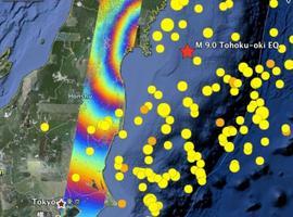 La deformación de la Tierra tras el terremoto de Japón, desde el espacio