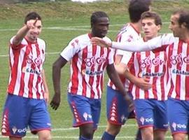 Importante y sufrida victoria del Sporting B ante el Montañeros