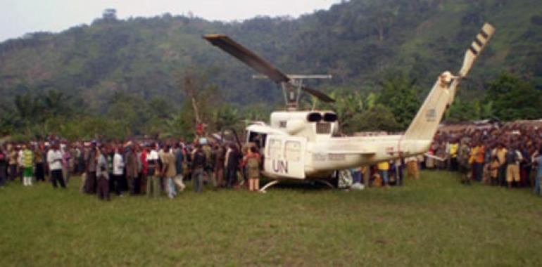 Cascos azules de la Fuerza Aérea Uruguaya realizaron evacuación médica en el Congo