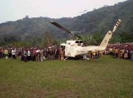 Cascos azules de la Fuerza Aérea Uruguaya realizaron evacuación médica en el Congo