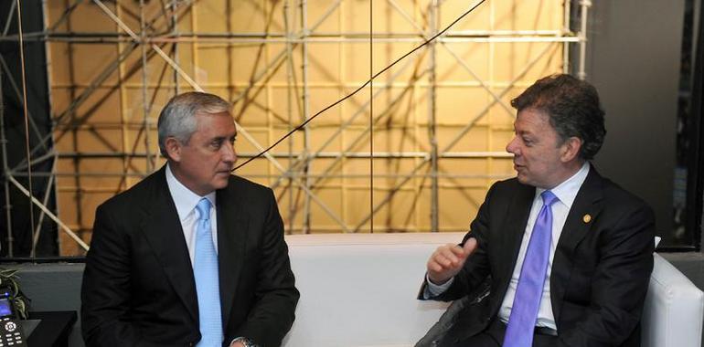 Santos asistió a la posesión del nuevo Mandatario de Guatemala