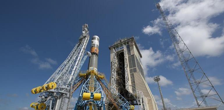 El lanzador Soyuz, por primera vez en el Puerto Espacial Europeo