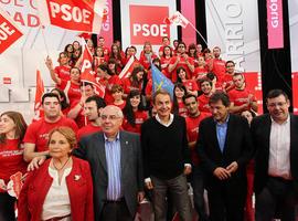 Zapatero: "El PSOE frenará a la derecha que usa el terrorismo Y critica al TC" el 22-M