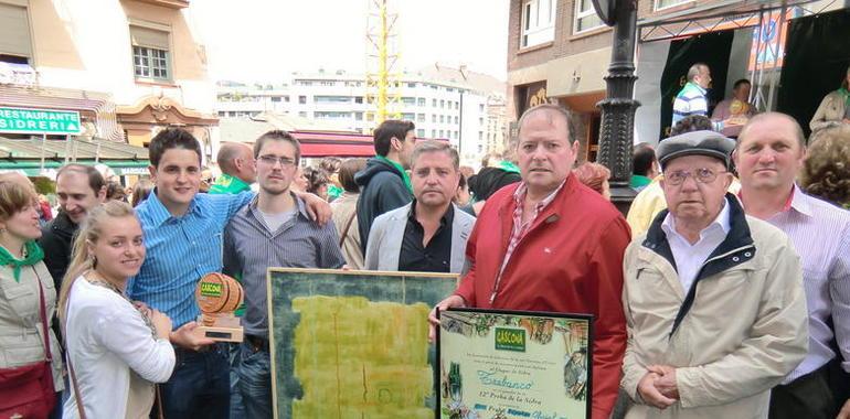 Sidra Trabanco gana la Cata Oficial en la Preba de la primera sidra en Gascona 