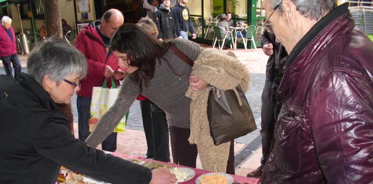 Sidra y quesu dAfuegal Pitu abondo en la Gascona de Oviedo