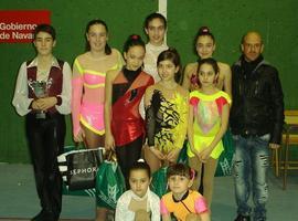  Tres medallas para los asturianos en trofeo internacional de patinaje artístico en Navarra