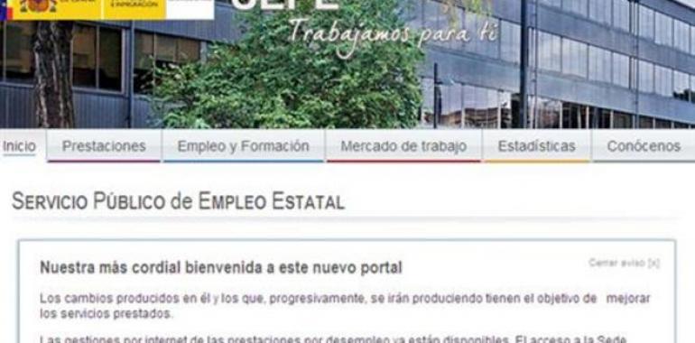 El Servicio Público de Empleo Estatal renueva su web para facilitar el acceso