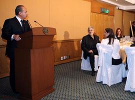 Cena en Honor del tenor Plácido Domingo con el Presidente de México