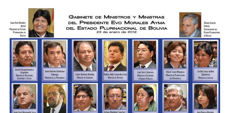 El nuevo Gobierno de Morales tomó posesión