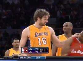 Gasol le da una \colleja\ a Chris Paul (video) 