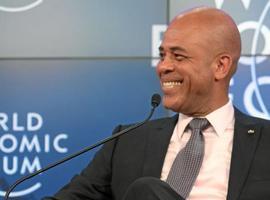 Martelly anuncia en Davos la construcción de un Haití mejor
