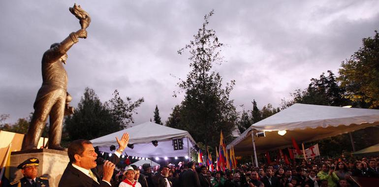 Vibrante conmemoración ecuatoriana de la muerte de Alfaro