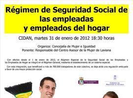 Charla sobre el nuevo régimen de emplead@s del Hogar, en Laviana