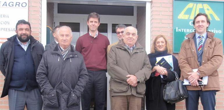 Albano Longo visitó las cooperativas agroalimentarias  Delagro y La Oturense