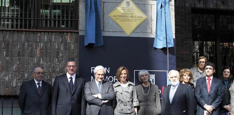 Homenaje a Manuel Gutiérrez Mellado en la casa donde vivió el general 