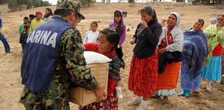 58 toneladas de despensas, por el aire,  para las comunidades Rarámuri de la sierra Tarahumara