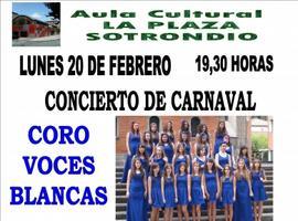 Concierto del Coro de Voces Blancas del Valle del Nalón en el Aula Cultural La Plaza