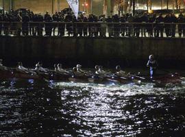 Urdaibai supera a Kaiku y Portugalete en la I Regata nocturna de Bilbao