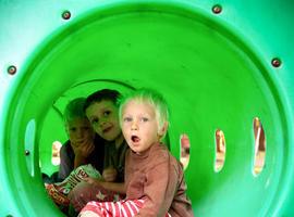 El fondo verde es el mejor en los spots infantiles