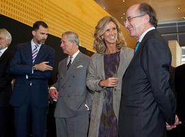 S.A.R. el Príncipe de Asturias y S.A.R. el Príncipe de Gales visitan el Centro de Tecnología de Repsol
