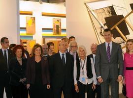 Los Príncipes de Asturias inauguran ARCOmadrid 