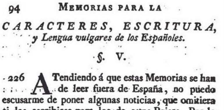 Fray Martín Sarmiento habla del idioma Asturiano en 1775