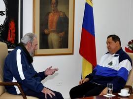  Chávez recibió visita de Fidel Castro 
