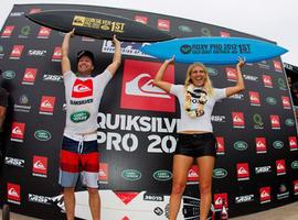 Gilmore y Burrow,  campeones ASP World Quiksilver Roxy Pro, Gold Coast