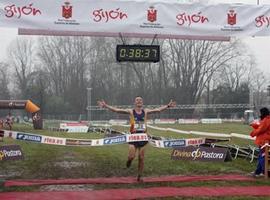 Carles Castillejo y Diana Martín, se proclamaron campeones de España de cross en Gijón 