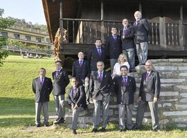 El Ochote langreano, con los collazos del chigre en Gascona