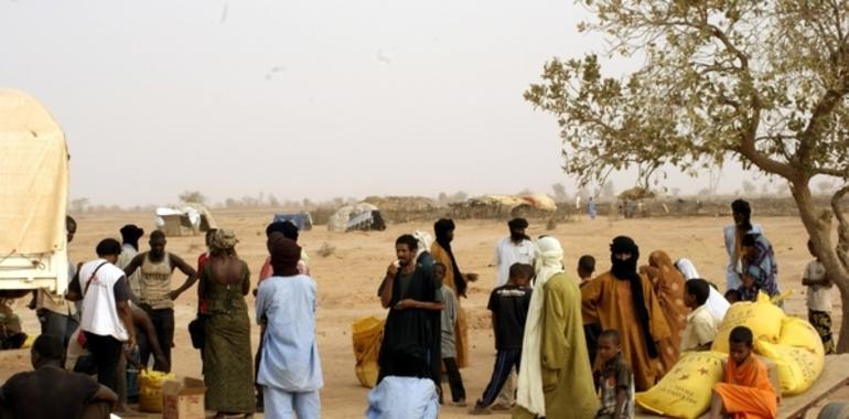 Miles de refugiados de Malí se asientan en el norte de Burkina Faso