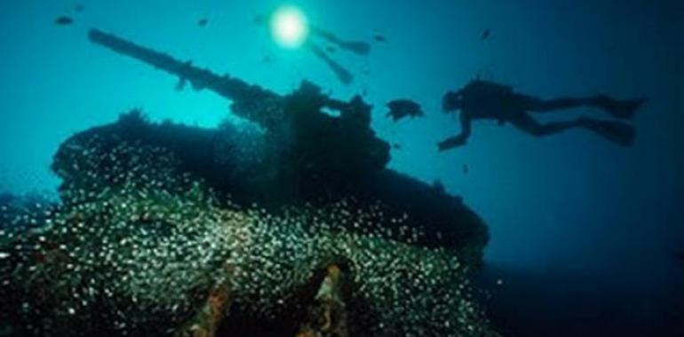 Submarino hundido: El “Iro” en Koror, Palau
