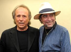 Serrat y Sabina brindaron un recital solidario en el Garrahan 