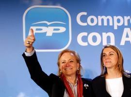 Cospedal clausura el mitin de cierre de campaña del PP de Asturias 