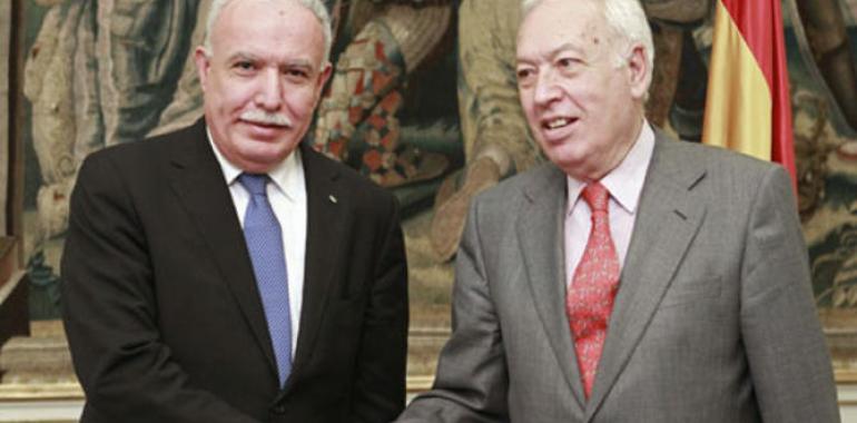 Margallo se reúne con el ministro de Asuntos Exteriores de la Autoridad Nacional Palestina 