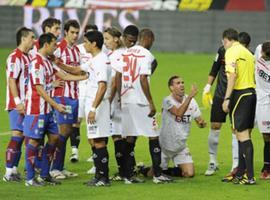 Antiviolencia multa al utillero del Sevilla por agredir a un aficionado del Sporting