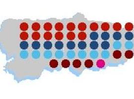 ASTURIAS: PSOE 16, FORO 13, PP 10, IU 5, UP y D 1 