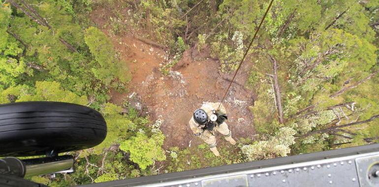 La FAch encuentra los restos del avión ambulancia siniestrado en Aysén