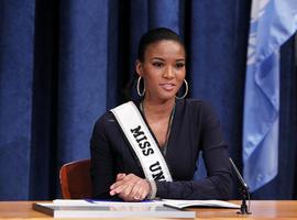 Miss Universo aboga en la ONU por la lucha contra la desertificación