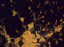 La contaminación lumínica de Madrid contamina el espacio