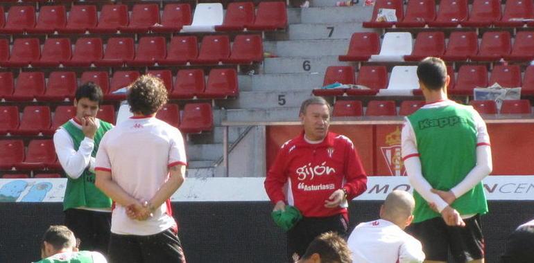 El Sporting se entrena a puerta cerrada