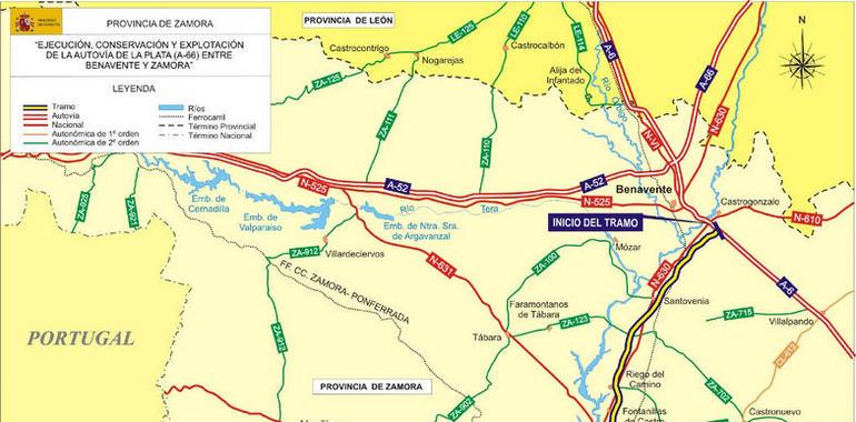 Fomento adjudica al consorcio Cintra-Acciona-Meridiam la ejecución de la autovía Zamora-Benavente