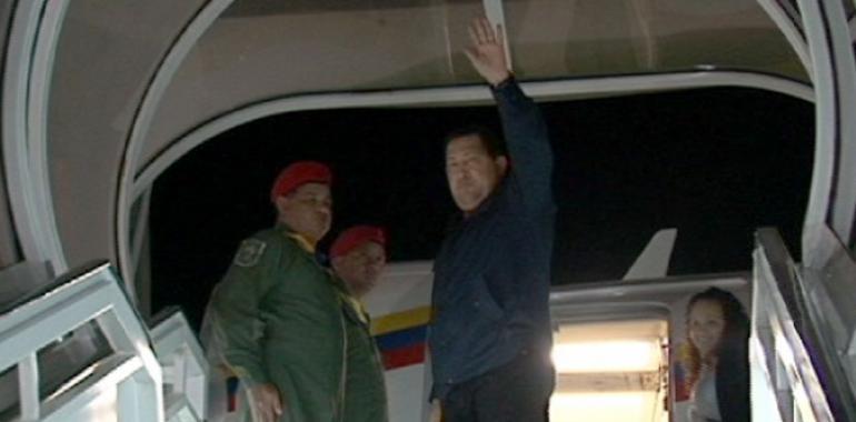Chávez, de nuevo en cuba para recibir radioterapia