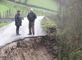 Fomento invertirá unos 80.000 euros para reparar la carretera de Llonín en Peñamellera Alta