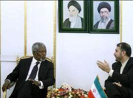 Kofi Annan buscan en Teherán avances en el conflicto sirio