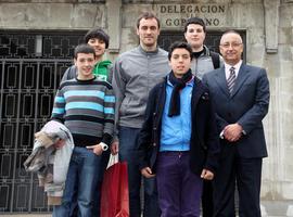 Alumnos del Santo Domingo de Navia, listos para la First Lego League en Mannhein