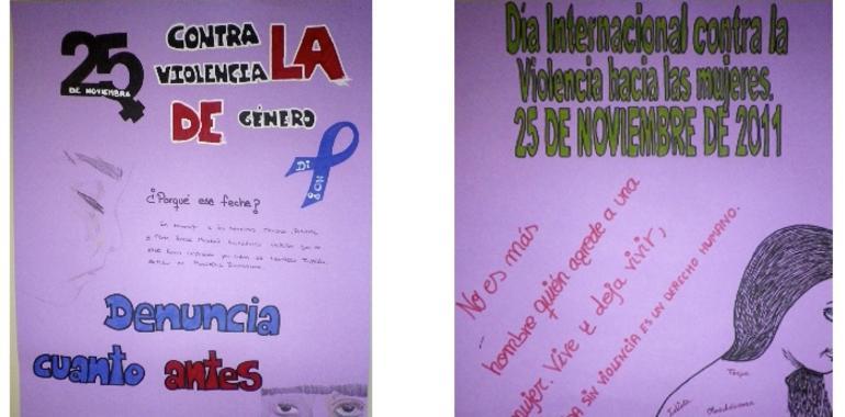 Alumnos de 4º de ESO contra la violencia hacia las mujeres